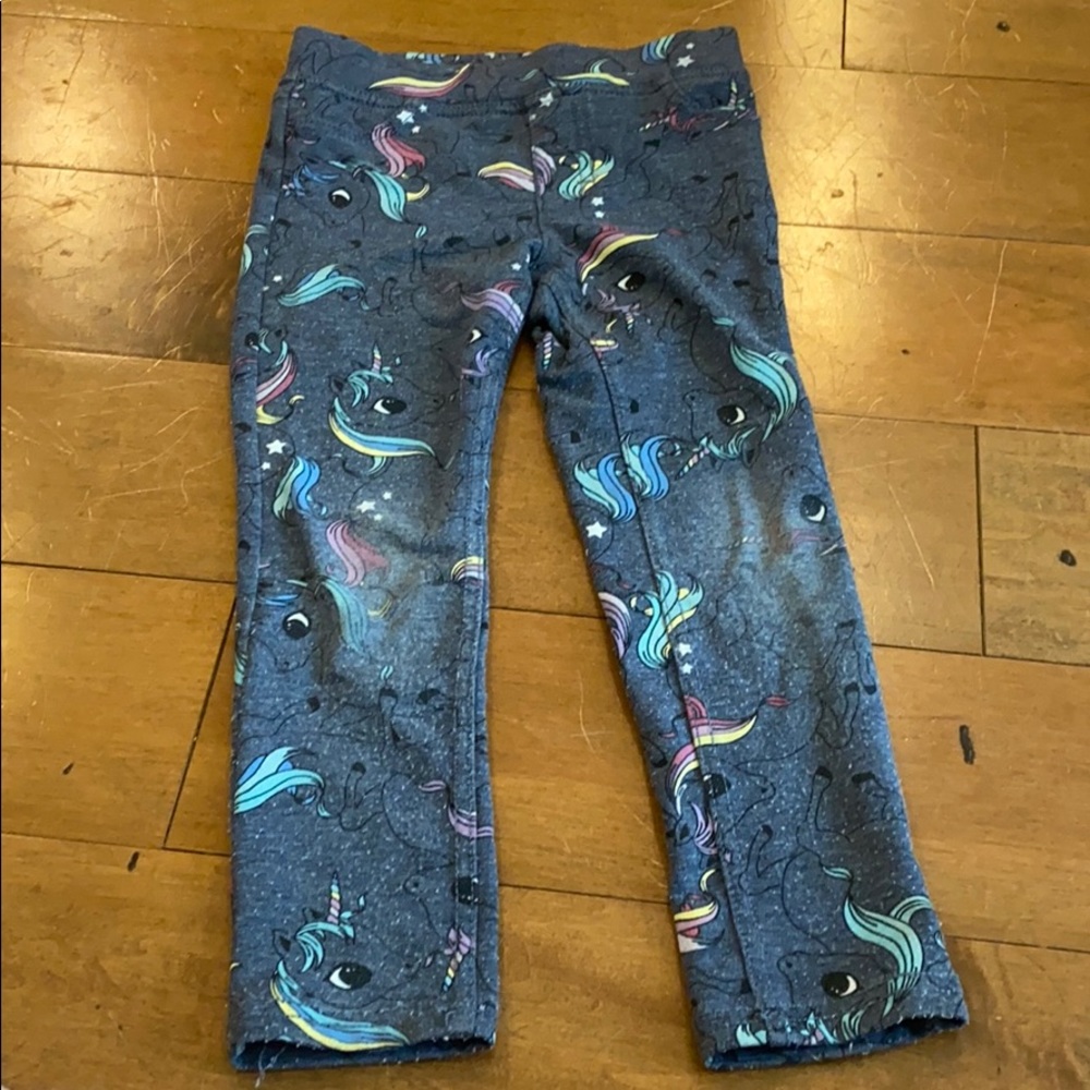 4-5yr unicorn themed leggings